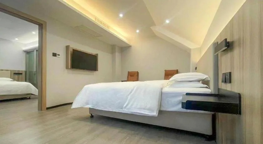 Bed in Borrman Hotel Jinhua Yiwu International Trade Mall