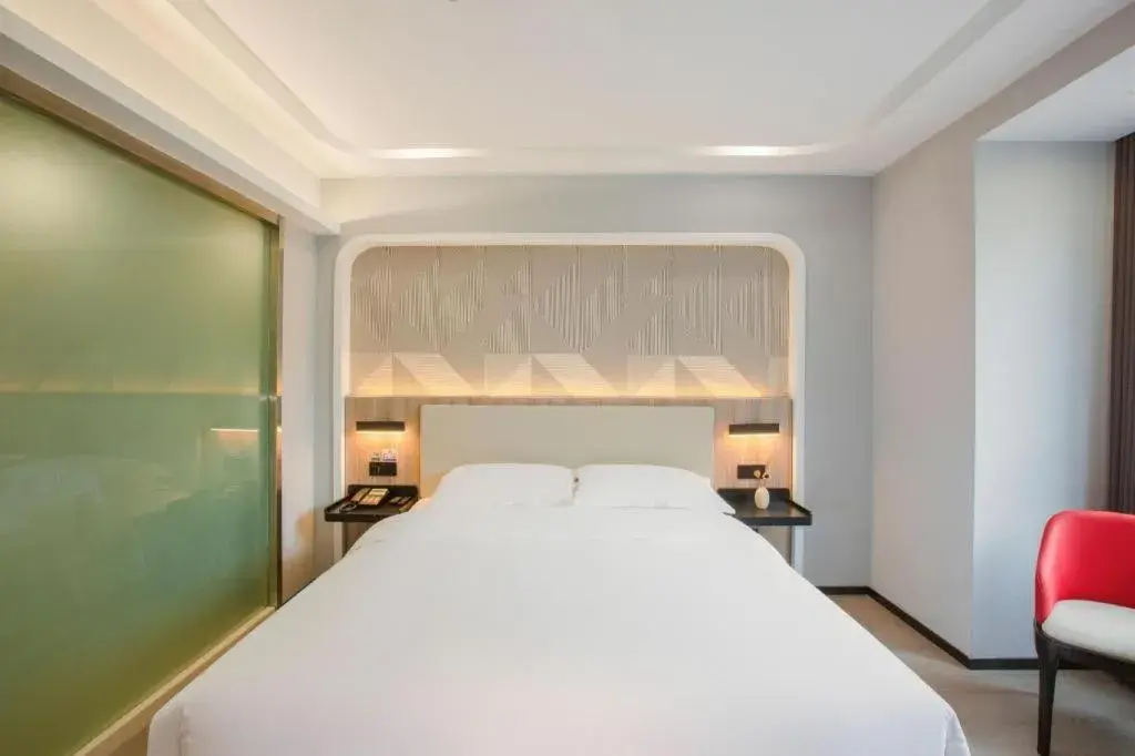 Bed in Borrman Hotel Jinhua Yiwu International Trade Mall Bed in Borrman Hotel Jinhua Yiwu International Trade Mall