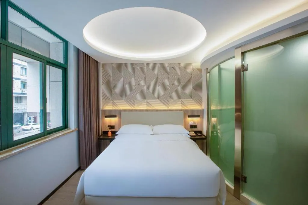 Bed in Borrman Hotel Jinhua Yiwu International Trade Mall