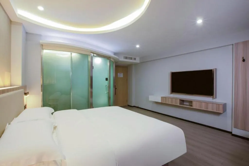 Bed in Borrman Hotel Jinhua Yiwu International Trade Mall