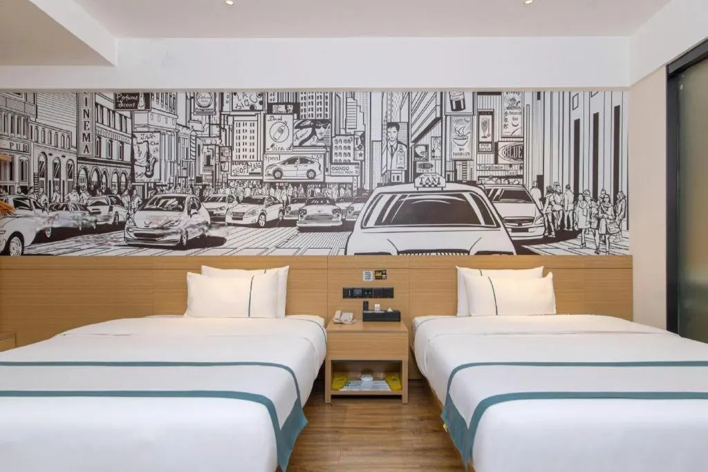 Bed in City Comfort Inn Changsha Sifangping University of National Defense Science and Technology