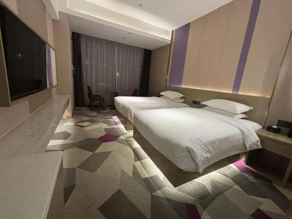 Bed in Borrman Hotel Yongzhou Lingling Ancient Town Government Bed in Borrman Hotel Yongzhou Lingling Ancient Town Government