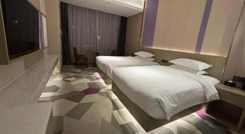 Bed in Borrman Hotel Yongzhou Lingling Ancient Town Government Bed in Borrman Hotel Yongzhou Lingling Ancient Town Government