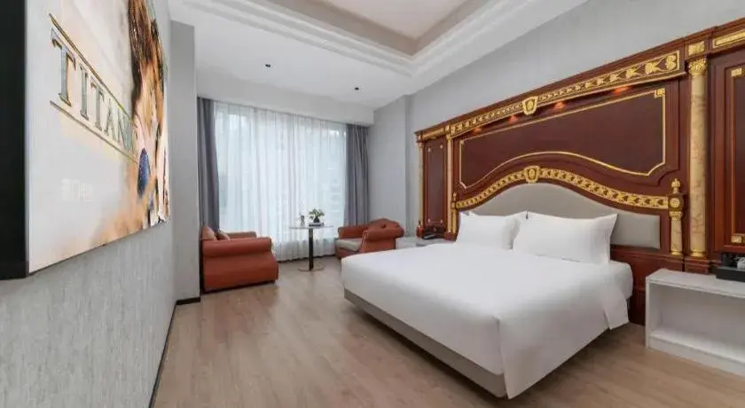 Bed in Borrman Hotel Yongzhou Lingling Ancient Town Government Bed in Borrman Hotel Yongzhou Lingling Ancient Town Government