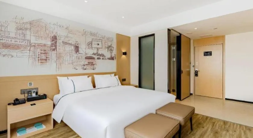 Bed in City Comfort Inn Fengcheng Recycle Park Geliyang