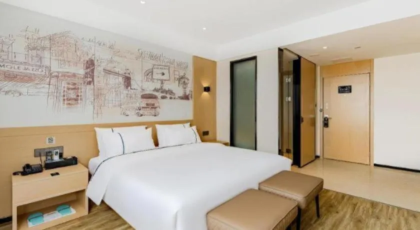 Bed in City Comfort Inn Fengcheng Recycle Park Geliyang