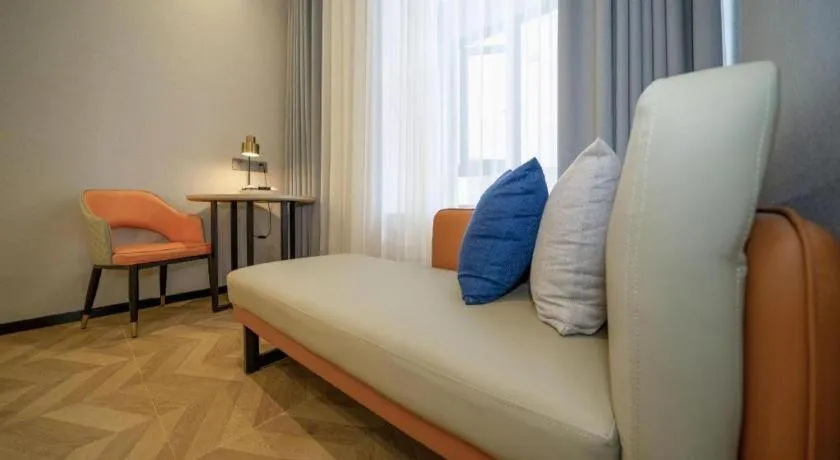 Bed in Borrman Hotel Zhangzhou Baolong Plaza