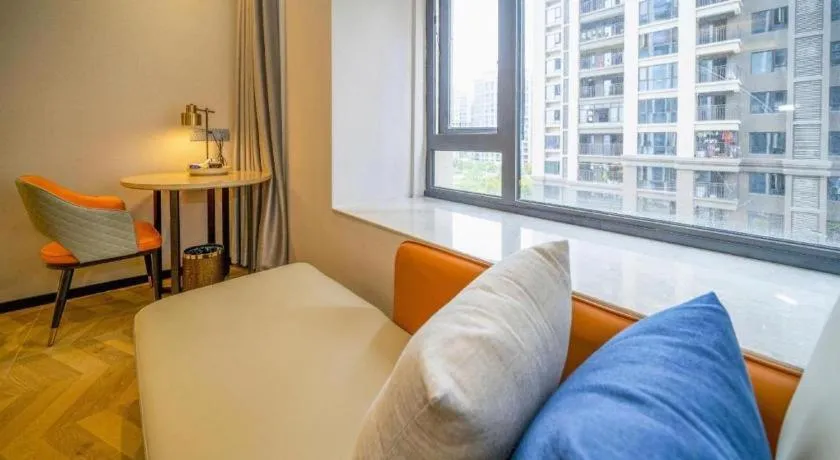 Bed in Borrman Hotel Zhangzhou Baolong Plaza