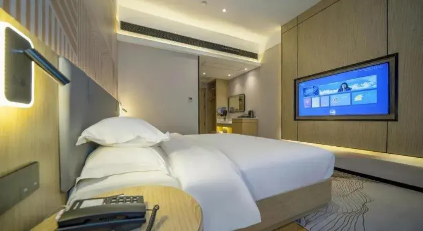 Bed in Borrman Hotel Zhangzhou Baolong Plaza Bed in Borrman Hotel Zhangzhou Baolong Plaza