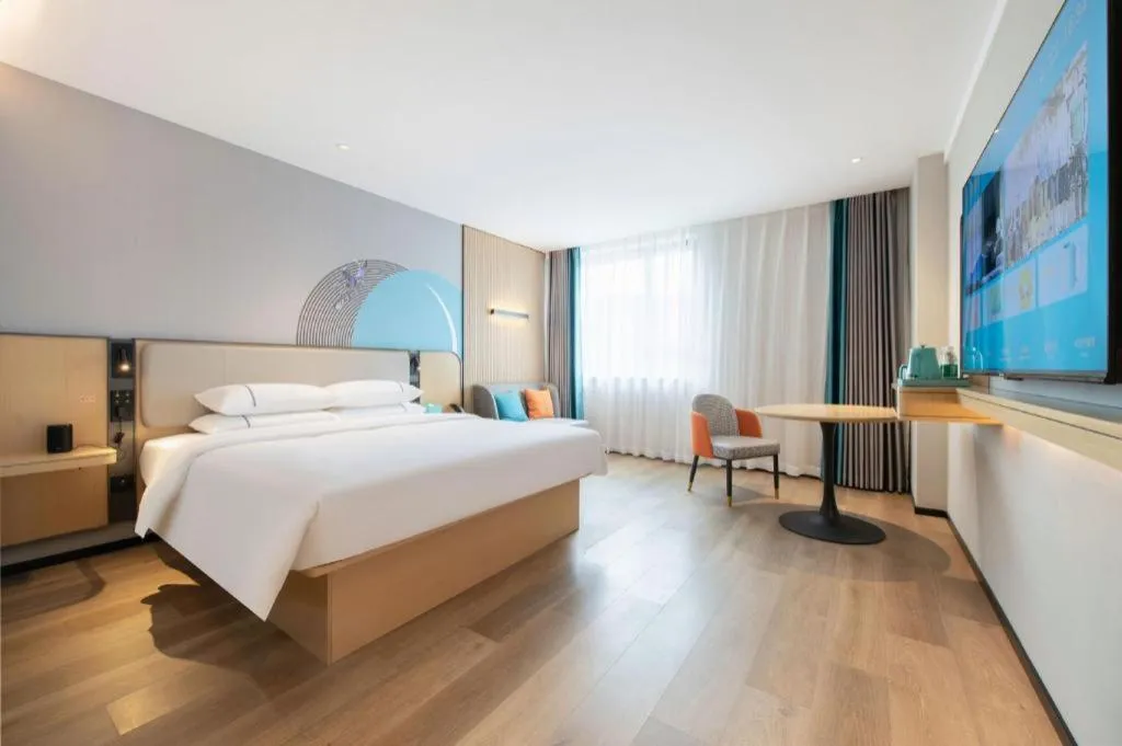 Bed in City Comfort Inn Jingjiang Zhongzhou Road Yushuiwan