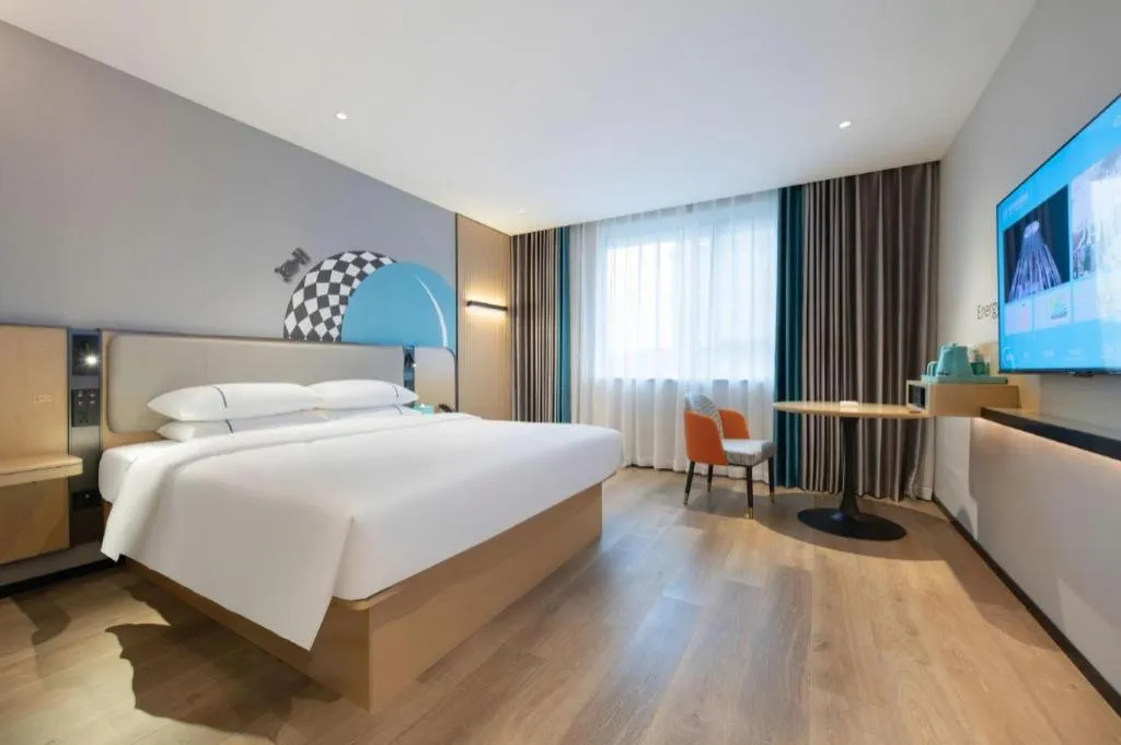 Bed in City Comfort Inn Jingjiang Zhongzhou Road Yushuiwan