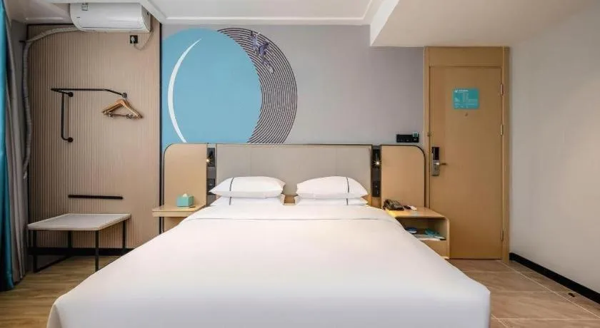 Bed in City Comfort Inn Jingjiang Zhongzhou Road Yushuiwan