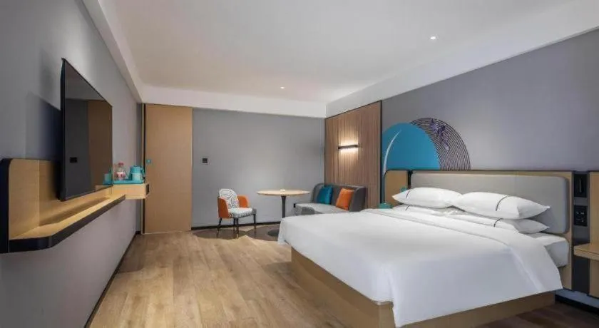 Bed in City Comfort Inn Jingjiang Zhongzhou Road Yushuiwan