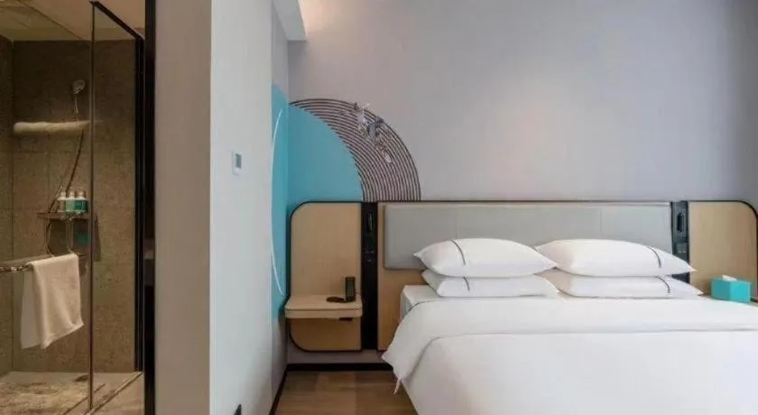 Bed in City Comfort Inn Jingjiang Zhongzhou Road Yushuiwan