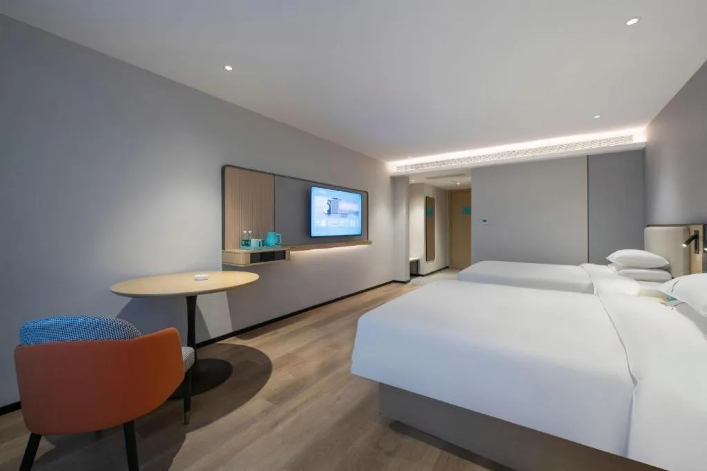 Bed in City Comfort Inn Jingjiang Zhongzhou Road Yushuiwan