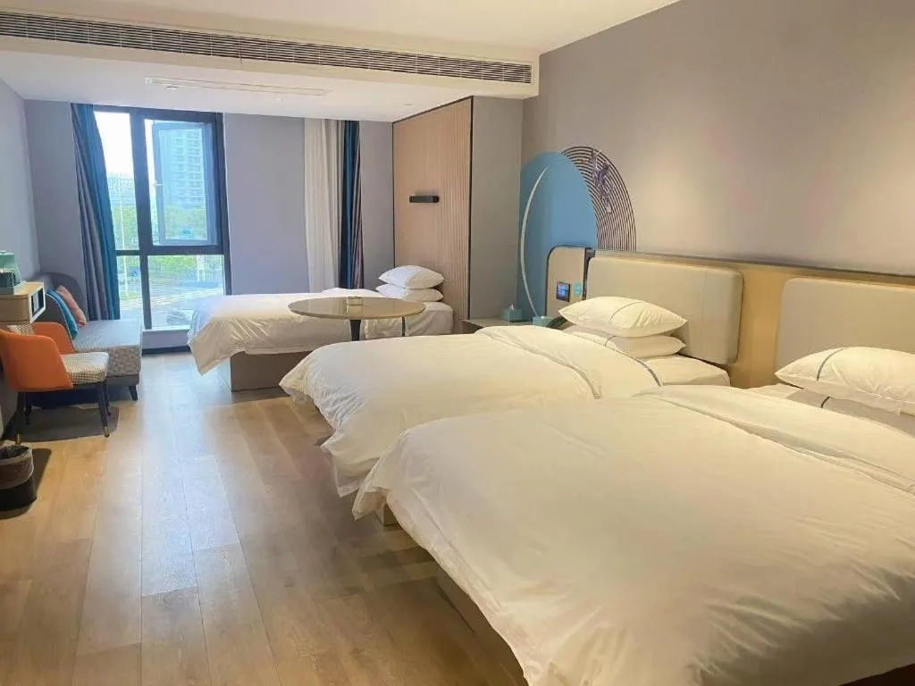 Bed in City Comfort Inn Jingjiang Zhongzhou Road Yushuiwan