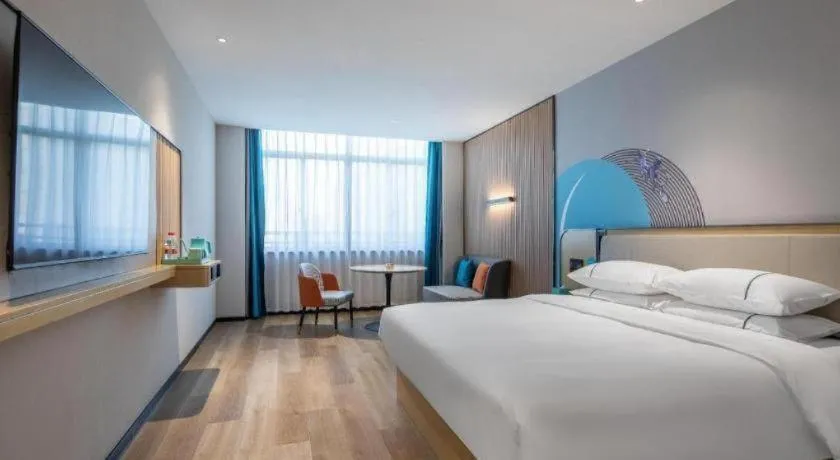 Bed in City Comfort Inn Jingjiang Zhongzhou Road Yushuiwan