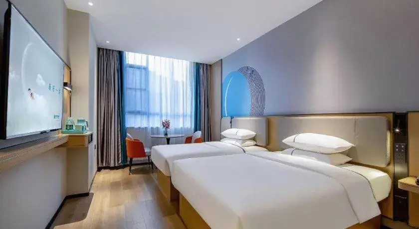 Bed in City Comfort Inn Jingjiang Zhongzhou Road Yushuiwan Bed in City Comfort Inn Jingjiang Zhongzhou Road Yushuiwan