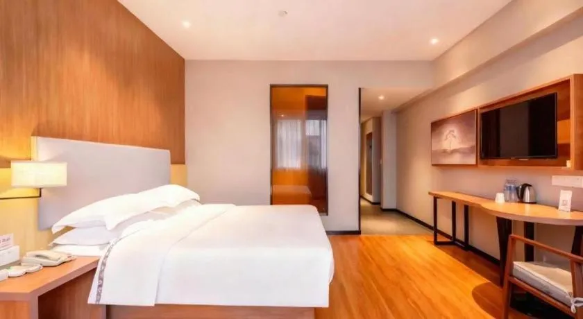 Bed in JTOUR Inn Wuhan Textile University