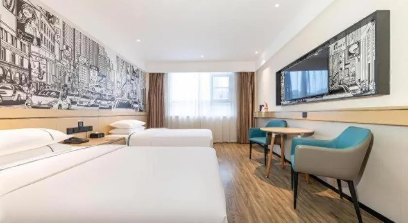 Bed in City Comfort Inn Qianjiang Government