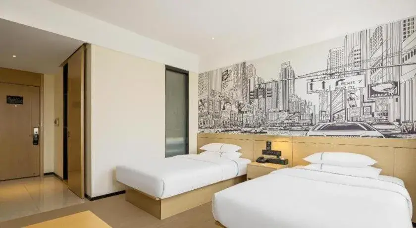 Bed in City Comfort Inn Nanping Jian'ou West Station Municipal Government Bed in City Comfort Inn Nanping Jian'ou West Station Municipal Government
