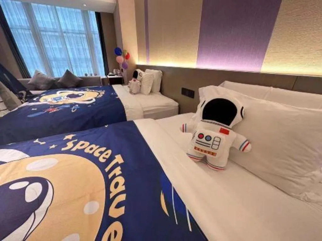 Bed in Borrman Hotel Zhongshan Lihe Plaza