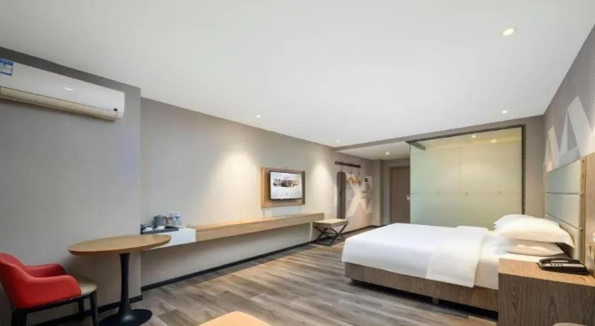 Bed in Borrman Hotel Zhongshan Lihe Plaza