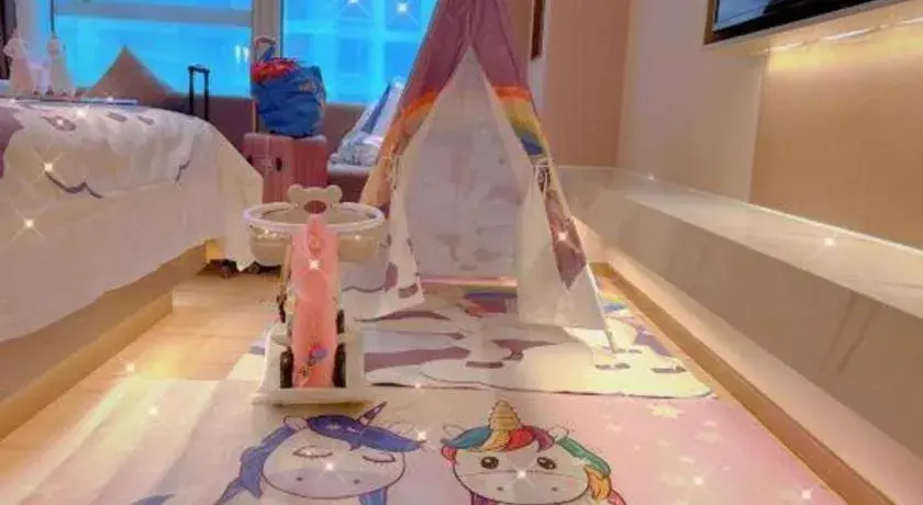 Bed in Borrman Hotel Zhongshan Lihe Plaza Bed in Borrman Hotel Zhongshan Lihe Plaza