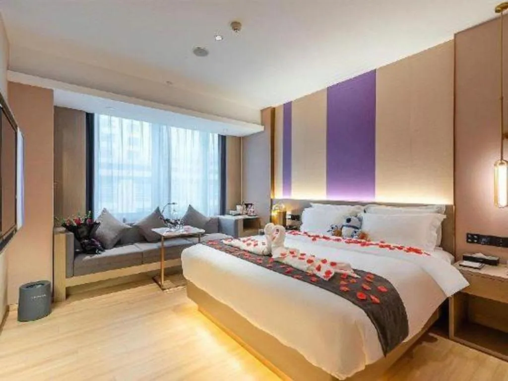 Bed in Borrman Hotel Zhongshan Lihe Plaza
