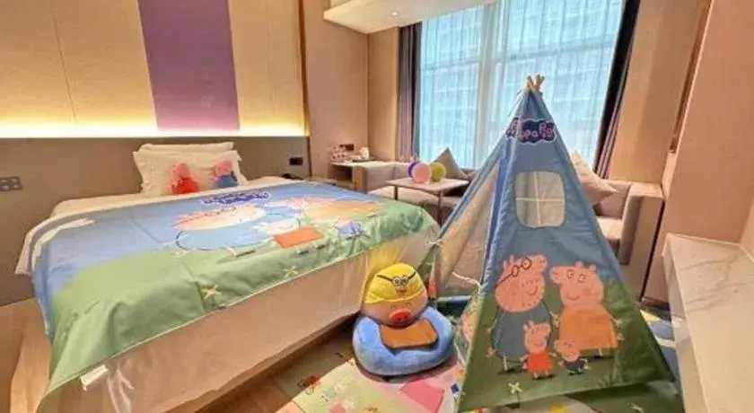 Bed in Borrman Hotel Zhongshan Lihe Plaza Bed in Borrman Hotel Zhongshan Lihe Plaza