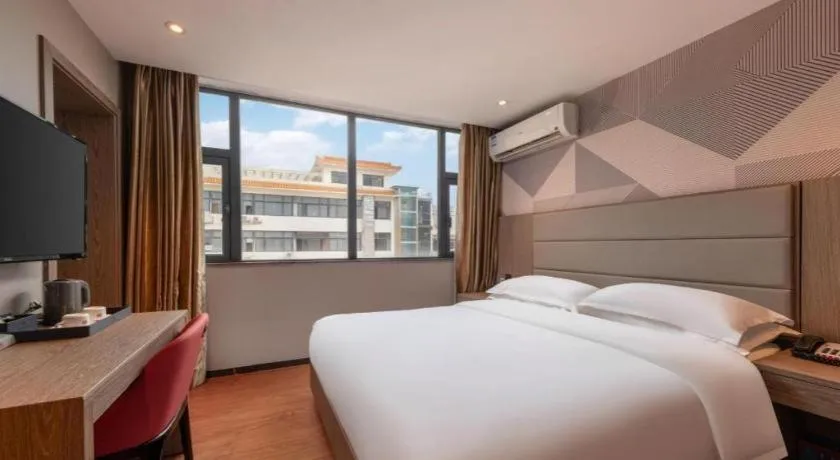 Bed in Borrman Hotel Zhongshan Lihe Plaza