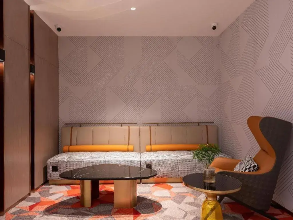 Bed in Borrman Hotel Beijing Guomao Jinsong Metro Station Bed in Borrman Hotel Beijing Guomao Jinsong Metro Station