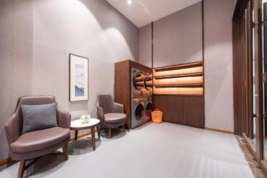 Bed in Borrman Hotel Beijing Guomao Jinsong Metro Station