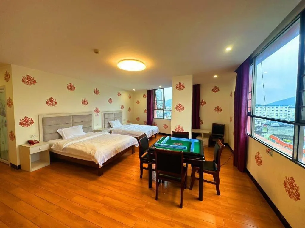 Bed in Borrman Hotel Lipu Central Plaza