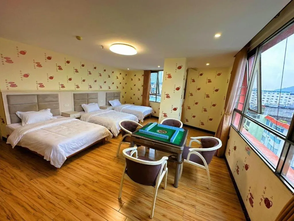 Bed in Borrman Hotel Lipu Central Plaza