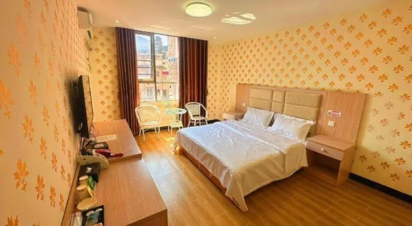 Bed in Borrman Hotel Lipu Central Plaza