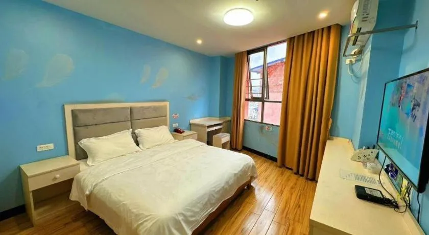 Bed in Borrman Hotel Lipu Central Plaza