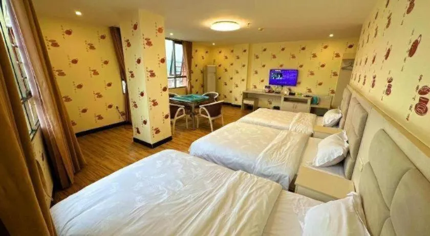 Bed in Borrman Hotel Lipu Central Plaza