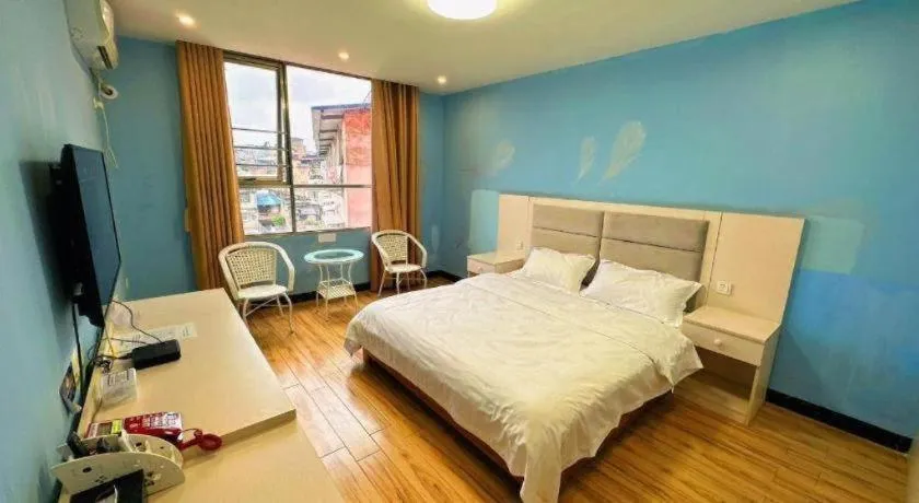 Bed in Borrman Hotel Lipu Central Plaza