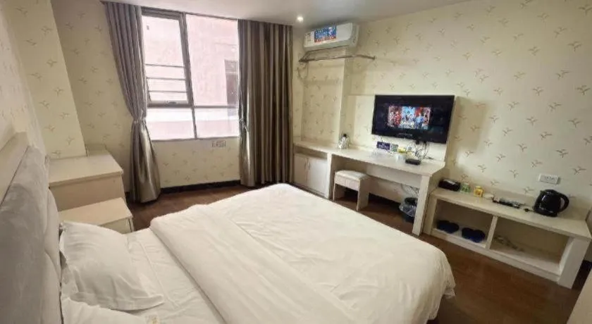 Bed in Borrman Hotel Lipu Central Plaza