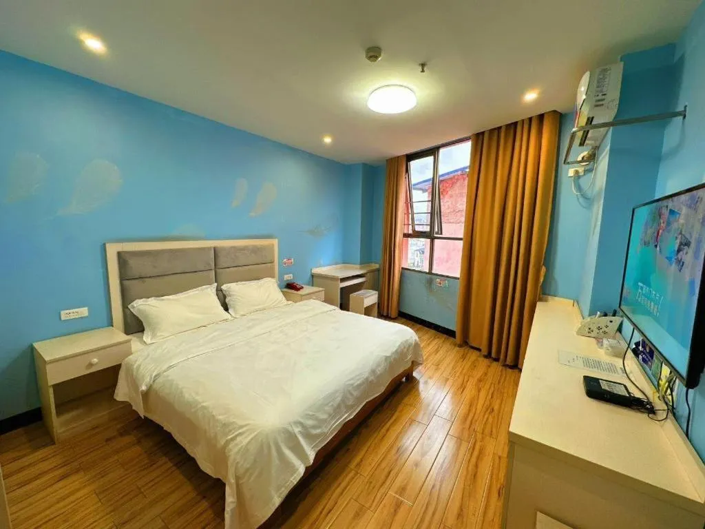 Bed in Borrman Hotel Lipu Central Plaza