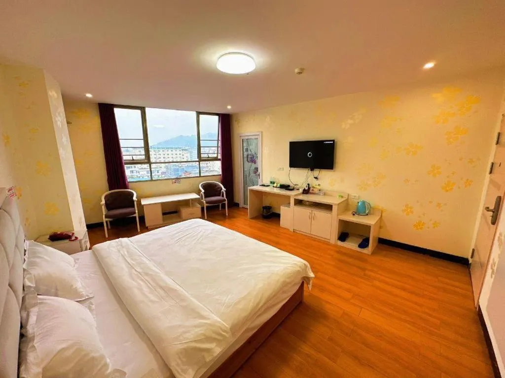 Bed in Borrman Hotel Lipu Central Plaza