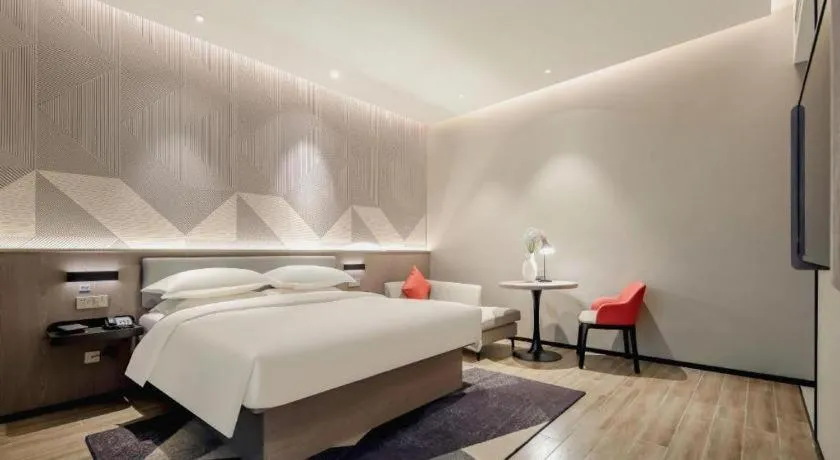 Bed in Borrman Hotel Fangchenggang Shangsi Zhonghua Road