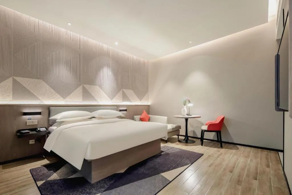 Bed in Borrman Hotel Fangchenggang Shangsi Zhonghua Road