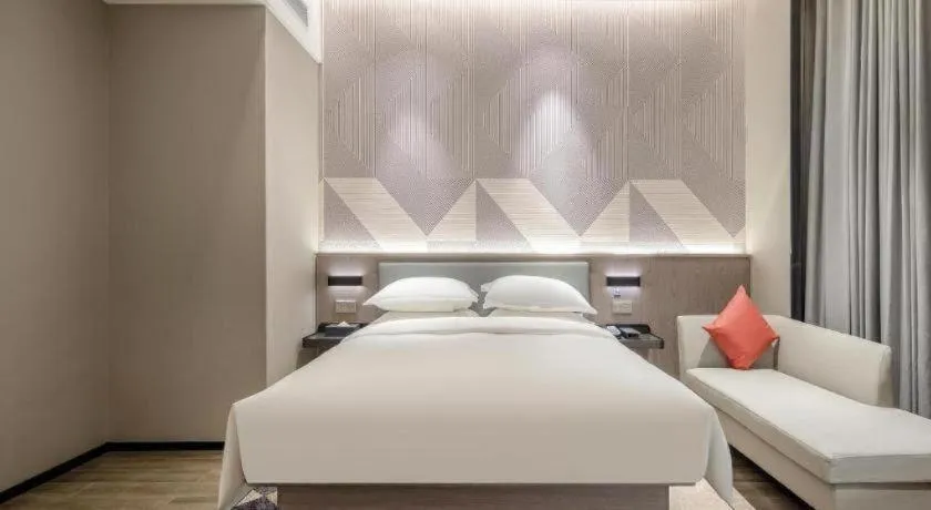 Bed in Borrman Hotel Fangchenggang Shangsi Zhonghua Road