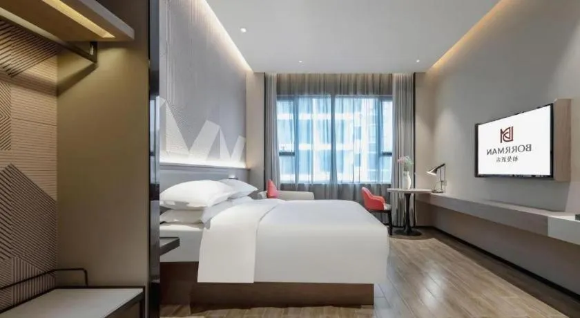 Bed in Borrman Hotel Fangchenggang Shangsi Zhonghua Road