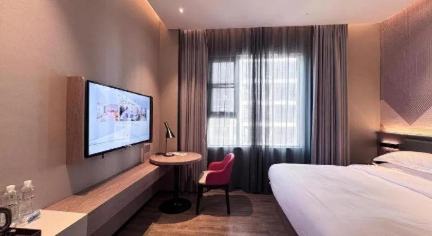 Bed in Borrman Hotel Fangchenggang Shangsi Zhonghua Road