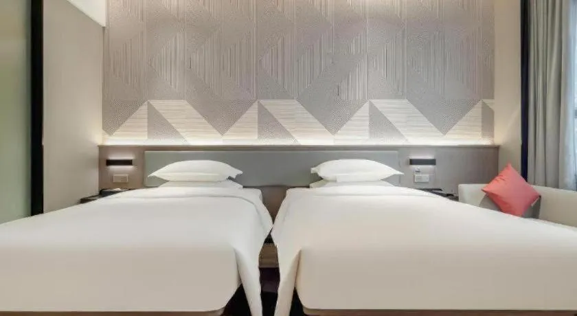 Bed in Borrman Hotel Fangchenggang Shangsi Zhonghua Road