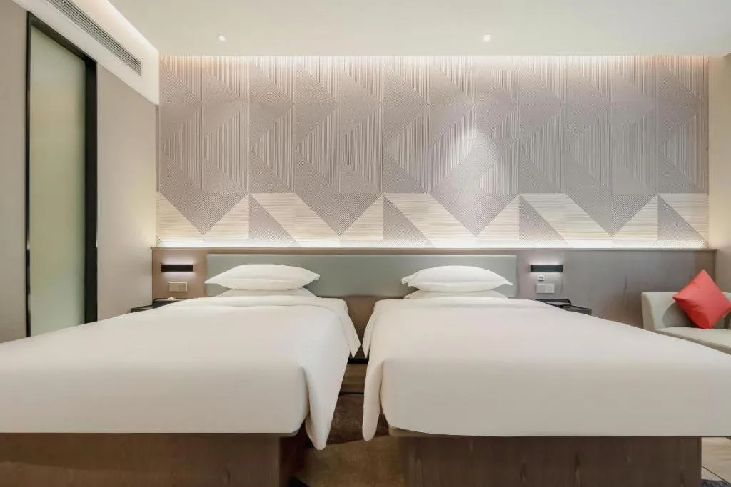 Bed in Borrman Hotel Fangchenggang Shangsi Zhonghua Road