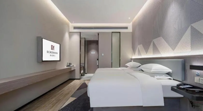 Bed in Borrman Hotel Fangchenggang Shangsi Zhonghua Road